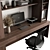 Modern Home Office Furniture Set 3D model small image 2