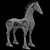 Robotic Horse Character with Animation 3D model small image 5