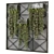 Metal Shelf Set with Hanging Plants 3D model small image 5