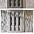 Architectural Wall Panels Set 338 3D model small image 2