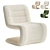 Boucle Armchair, Wilson 3D model small image 1