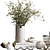 Elegant Decor Set H97 3D model small image 5