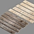 Vintage Wood Boards Set 3D model small image 3