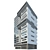 Modern High-Rise Office Building Model 3D model small image 3