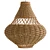 Rattan Pendant Light Fixture 3D model small image 4