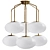  Moon Chandelier with Six Shades 3D model small image 6