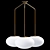  Moon Chandelier with Three Shades 3D model small image 2