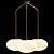  Moon Chandelier with Three Shades 3D model small image 3