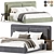 Savona Double Bed Frame 3D model small image 3
