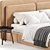 Savona Double Bed Frame 3D model small image 5