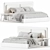 Savona Double Bed Frame 3D model small image 7