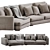 Luxurious Bordeaux Sofa - 2015 3D model small image 3