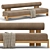 Elemental Vigo Outdoor Sofa 3D model small image 1