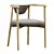 Elegant Donna Dining Chair Design 3D model small image 2