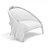 Elegant Swirling Chair Design 3D model small image 6