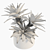 Majestic Potted Agave Plant 3D model small image 4