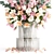 Cherry Blossom Tulip Vase Bouquet 3D model small image 4