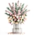 Cherry Blossom Tulip Vase Bouquet 3D model small image 6