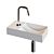 Vale Small Matte White Sink 3D model small image 1