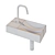 Vale Small Matte White Sink 3D model small image 5