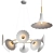 Petalii LED Chandelier Collection by Nuura 3D model small image 1