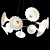Petalii LED Chandelier Collection by Nuura 3D model small image 2
