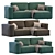 Modern Corner Sofa EBI 3D model small image 2