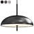 Adjustable Pendant Lighting with Splines 3D model small image 1