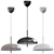 Adjustable Pendant Lighting with Splines 3D model small image 2