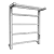 Electric Towel Warmer Black Matte 3D model small image 4