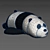 Adorable Plush Polar Bear Doll 3D model small image 7