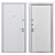 Bulat Ultra 535 Metal Door 3D model small image 4