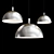 Contemporary Archibald Pendant Lights 3D model small image 2