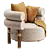 Elegant Rogers Armchair 3D Model 3D model small image 3