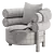 Elegant Rogers Armchair 3D Model 3D model small image 5