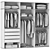 Modern Style Wardrobe Collection 3D model small image 7