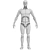 Quadro Cyborg Statue Figurine 3D model small image 6