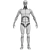 Quadro Cyborg Statue Figurine 3D model small image 7