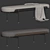 Bonnie Long Bench with Throw 3D model small image 7