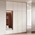 Modern Hallway Furniture Set 3D model small image 3