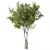 Tall Evergreen Tree Sculpture 3D model small image 2