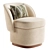  Elegant Bisou Armchair, 3Ds Render 3D model small image 3