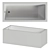 Ravak 10 Slim Rectangle Bathtub 3D model small image 1