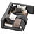 BOCA MINI BED 419 Sofa-Bed 3D model small image 2