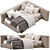 BOCA MINI BED 419 Sofa-Bed 3D model small image 3