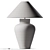 Elegant Camille Table Lamp 3D model small image 2