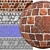 Versatile Brick Wall SBSAR Texture 3D model small image 2