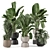 Modern Indoor Plants Set 2102 3D model small image 1