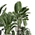 Modern Indoor Plants Set 2102 3D model small image 3