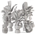 Modern Indoor Plants Set 2102 3D model small image 7